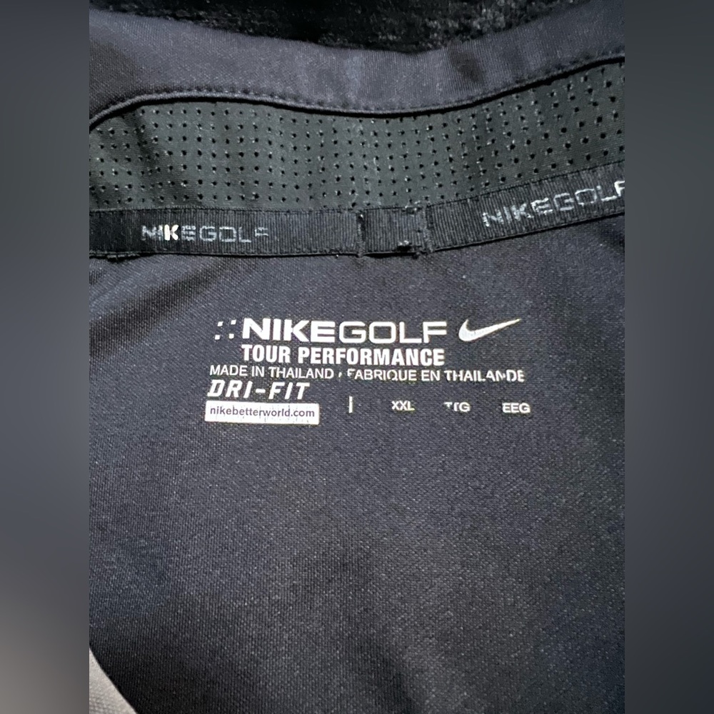Nike Golf Tour Performance Mens XXL Polo Shirt Dri Fit W/Chest Pocket - Picture 7 of 10